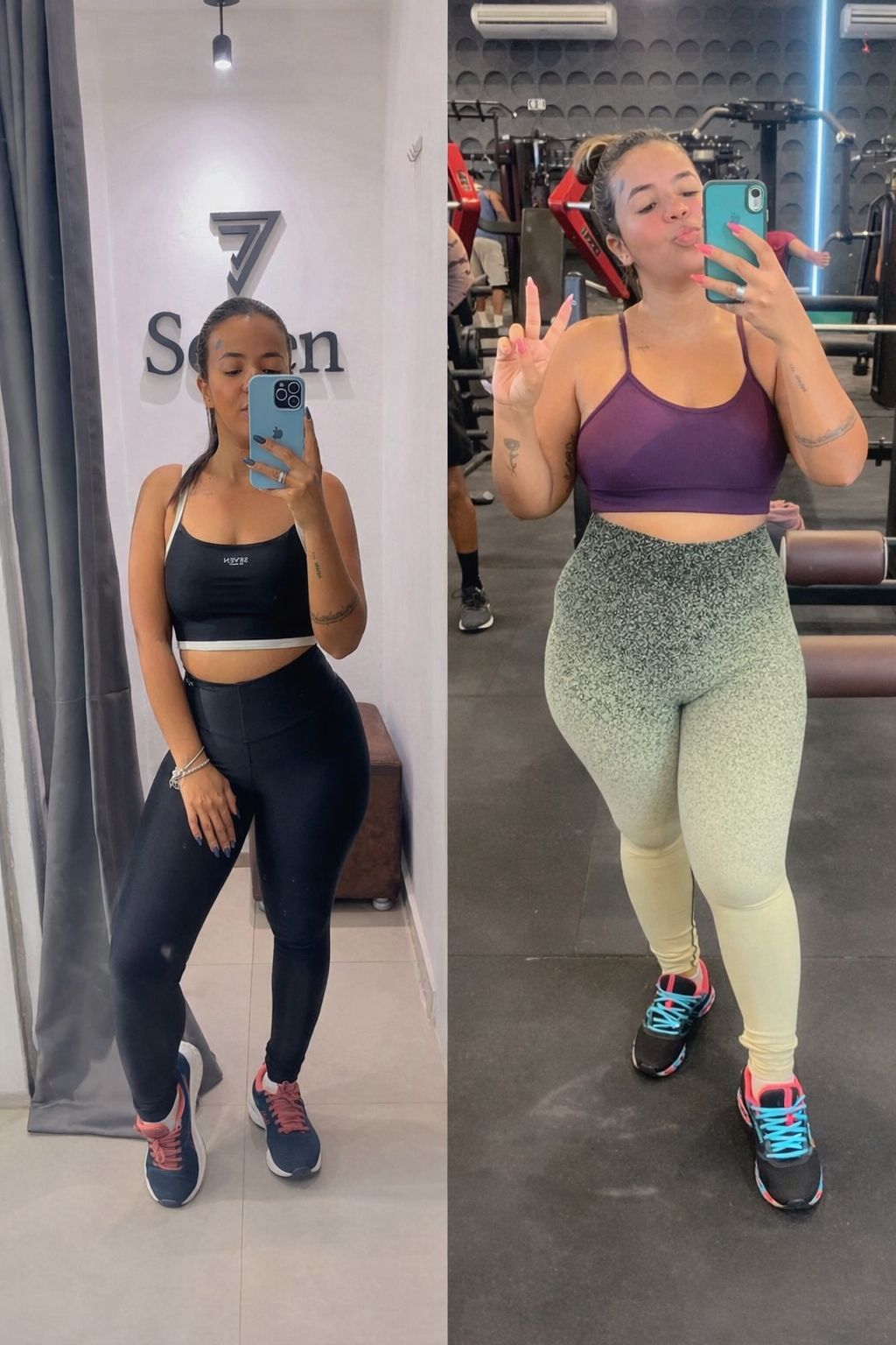 Antes e depois aluno 3